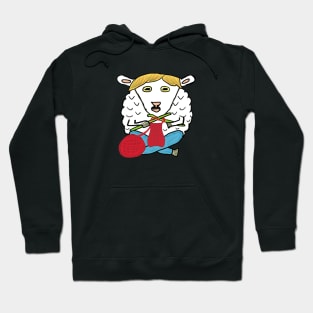 Funny Knitting Sheep Hoodie